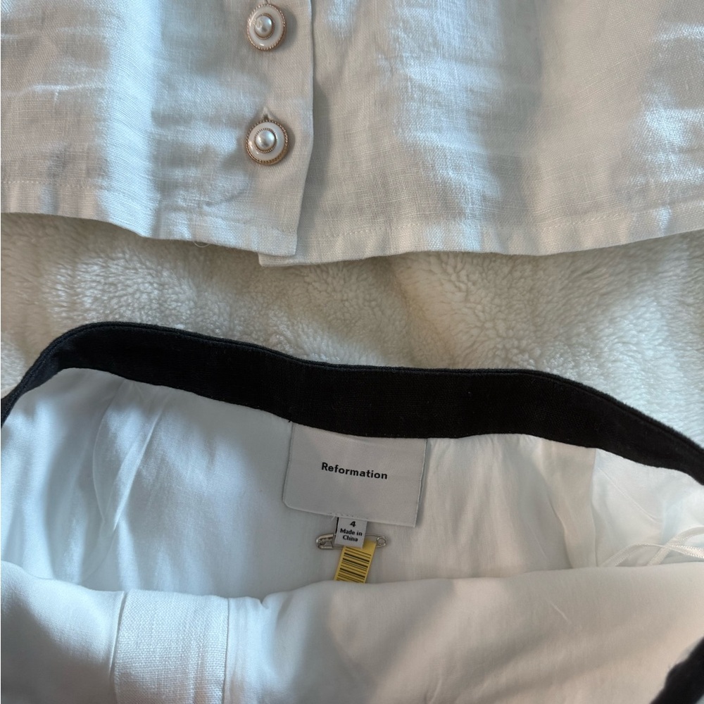 Reformation Roxy Linen Two-Piece set - Picture 8 of 8